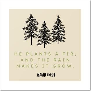 Inspirational Bible verse Isaiah Posters and Art